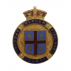 Durham County Constabulary Special Constable Enamelled Lapel Badge