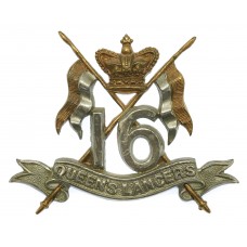 Victorian 16th Queen's Lancers Cap Badge 