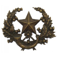 Victorian Cameronians (Scottish Rifles) Blackened Brass Cap Badge