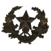 Victorian Cameronians (Scottish Rifles) Blackened Brass Cap Badge