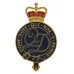 The Queen's Division Band Enamelled Cap Badge