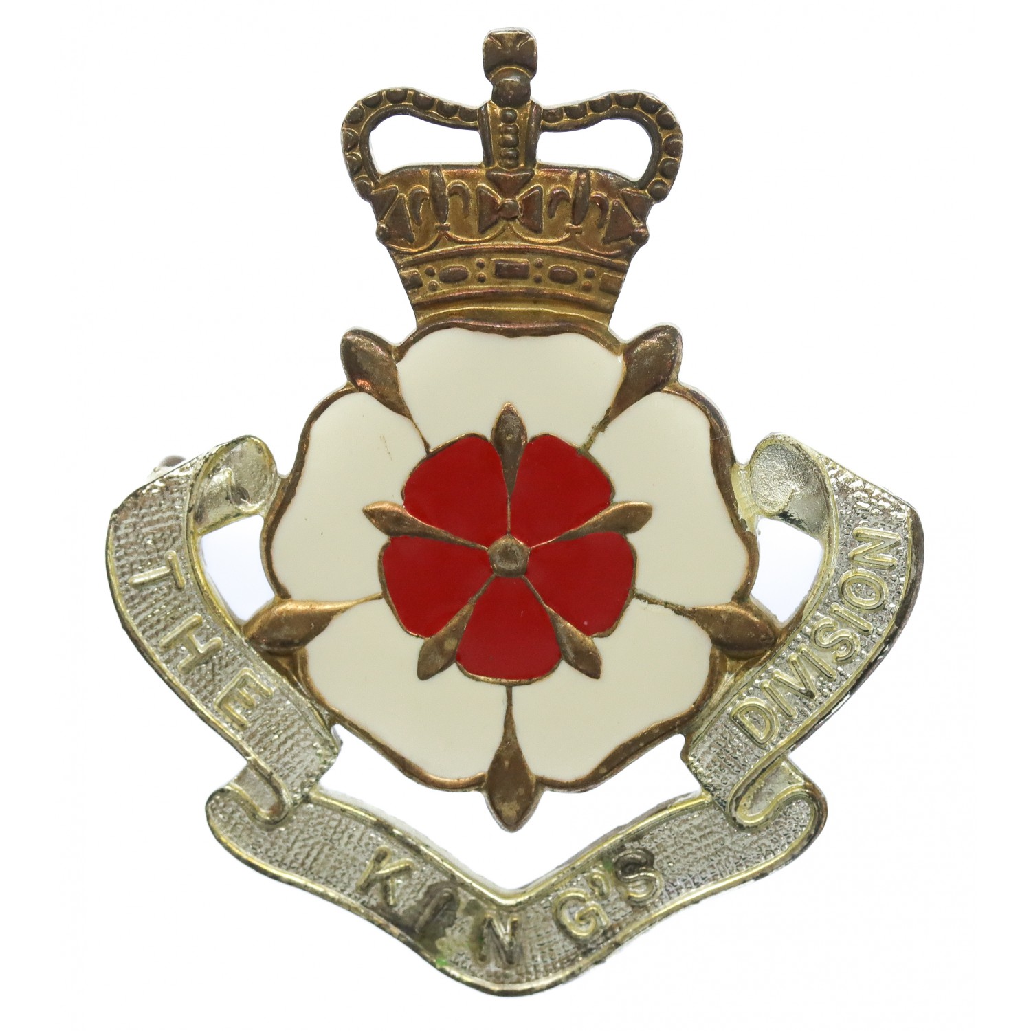 The King's Division Band Enamelled Cap Badge