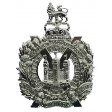 King's Own Scottish Borderers (K.O.S.B.) Anodised (Staybrite) Cap Badge