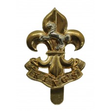 The King's Regiment Bi-Metal Cap Badge