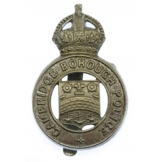 Cambridge Borough Police Cap Badge - King's Crown