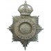 Chesterfield Borough Police Helmet Plate - King's Crown