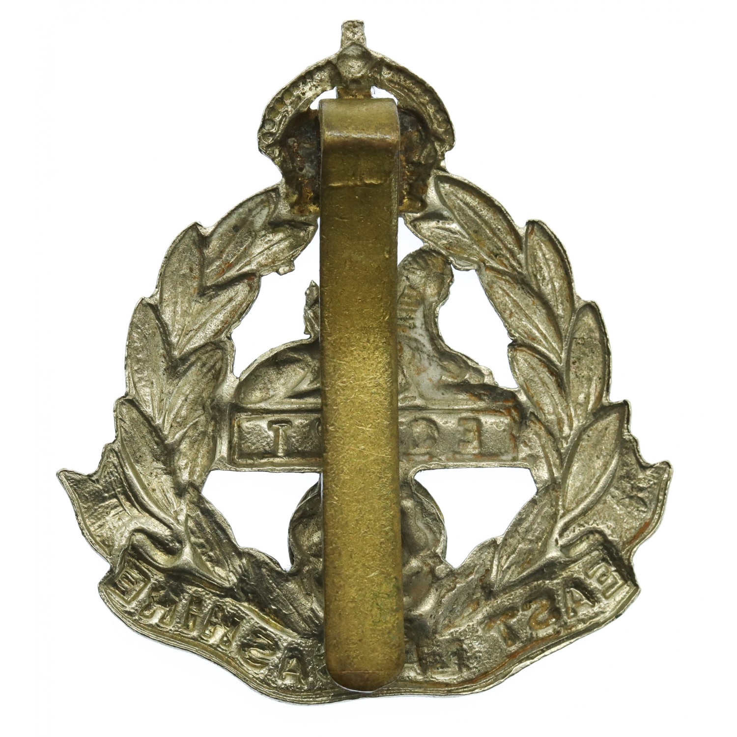 East Lancashire Regiment Cap Badge - King's Crown