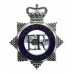 Merseyside Police Senior Officer's Enamelled Cap Badge - Queen's Crown