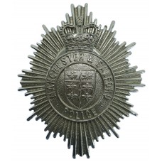 Manchester & Salford Police Mounted Ceremonial Helmet Plate - Queen's Crown