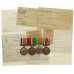 WW1 Mercantile Marine and WW2 Special Constabulary Medal Group of Four - Frederick S. Rowell, Merchant Navy and Huntingdonshire Special Constabulary