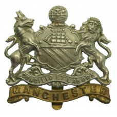 Manchester Regiment Coat of Arms Cap Badge