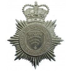 Essex and Southend-on-Sea Constabulary Helmet Plate - Queen's Crown
