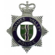 Thames Valley Police Enamelled Cap Badge - Queen's Crown