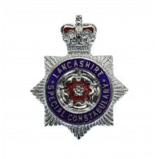 Lancashire Special Constabulary Enamelled Lapel Badge - Queen's C