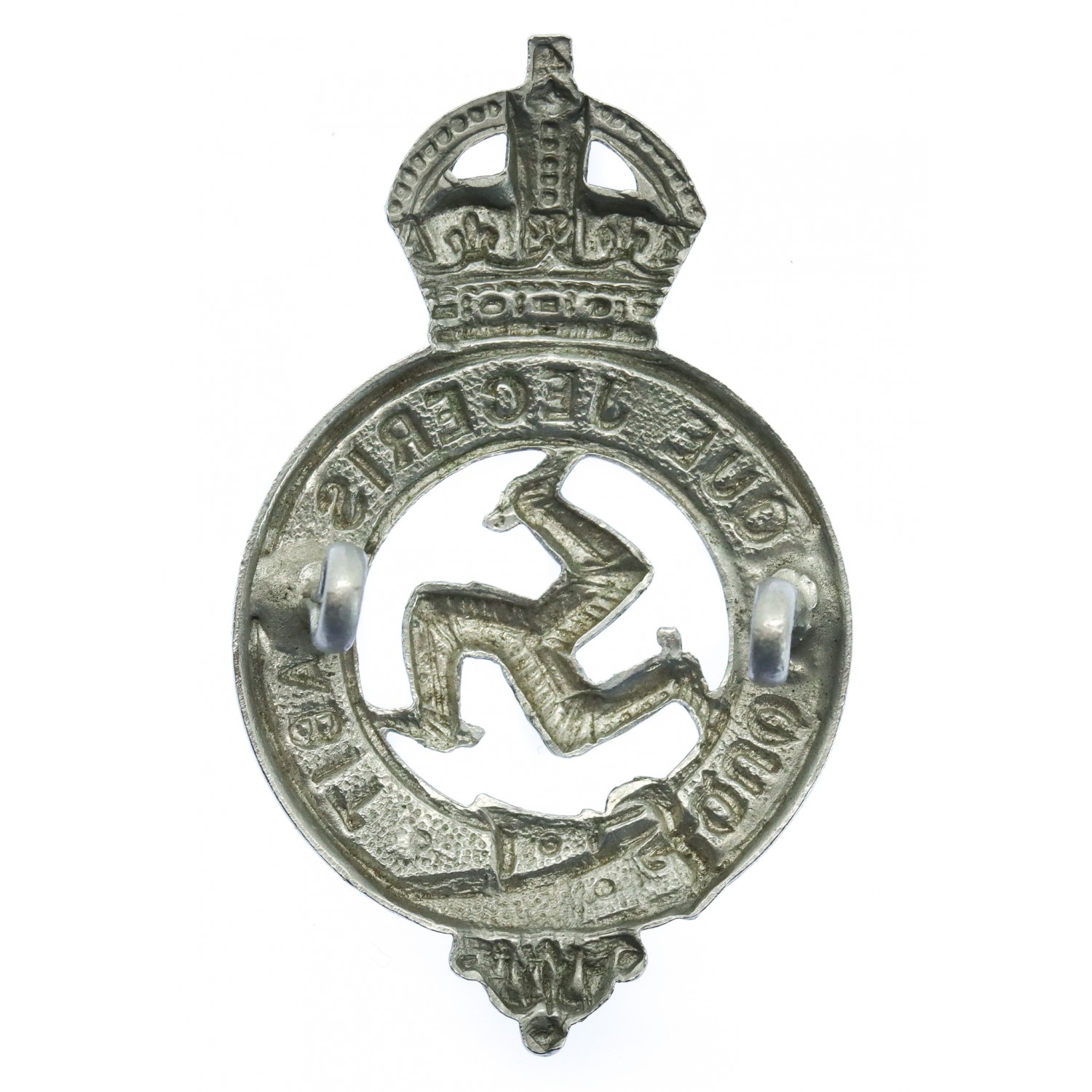 Isle of Man Constabulary Cap Badge - King's Crown