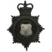 Durham Constabulary Black Helmet Plate - Queen's Crown