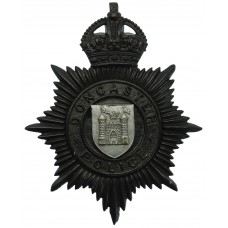 Doncaster Borough Police Night Helmet Plate - King's Crown