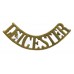 Leicestershire Regiment (LEICESTER) Shoulder Title