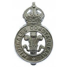 Mid-Wales Constabulary Cap Badge - King's Crown