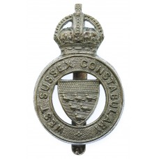 West Sussex Constabulary Cap Badge - King's Crown