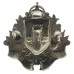 Neath Borough Police Chrome Cap Badge - King's Crown