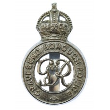 George VI Gravesend Borough Police Cap Badge 