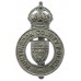 Huntingdon County Police (Huntingdonshire County Constabulary) Cap Badge - King's Crown