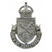 Peterborough City Police Cap Badge - King's Crown