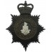 Huntingdonshire Constabulary Night Helmet Plate - Queen's Crown