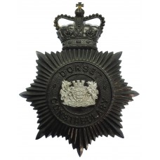 Dorset Constabulary Night Helmet Plate - Queen's Crown