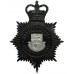 Herefordshire Constabulary Night Helmet Plate - Queen's Crown