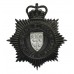 West Suffolk Constabulary Small Star Night Helmet Plate - Queen's Crown