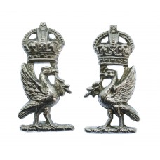 Pair of Liverpool City Police Collar Badges - King's Crown