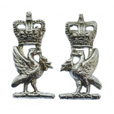 Pair of Liverpool City Police Collar Badges - Queen's Crown