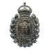 Merthyr Tydfil Borough Police Wreath Cap Badge - King's Crown