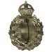 Rotherham Borough Police Wreath Helmet Plate - King's Crown