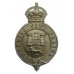 Norwich City Police Helmet Plate - King's Crown