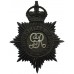 George V Metropolitan Police Night Helmet Plate