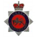 United Kingdom Atomic Energy Authority (U.K.A.E.A.) Constabulary Enamelled Cap Badge - Queen's Crown