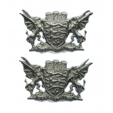 Pair of Dorset Constabulary Collar Badges