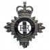 H. M. Prison Service Enamelled Cap Badge - Queen's Crown