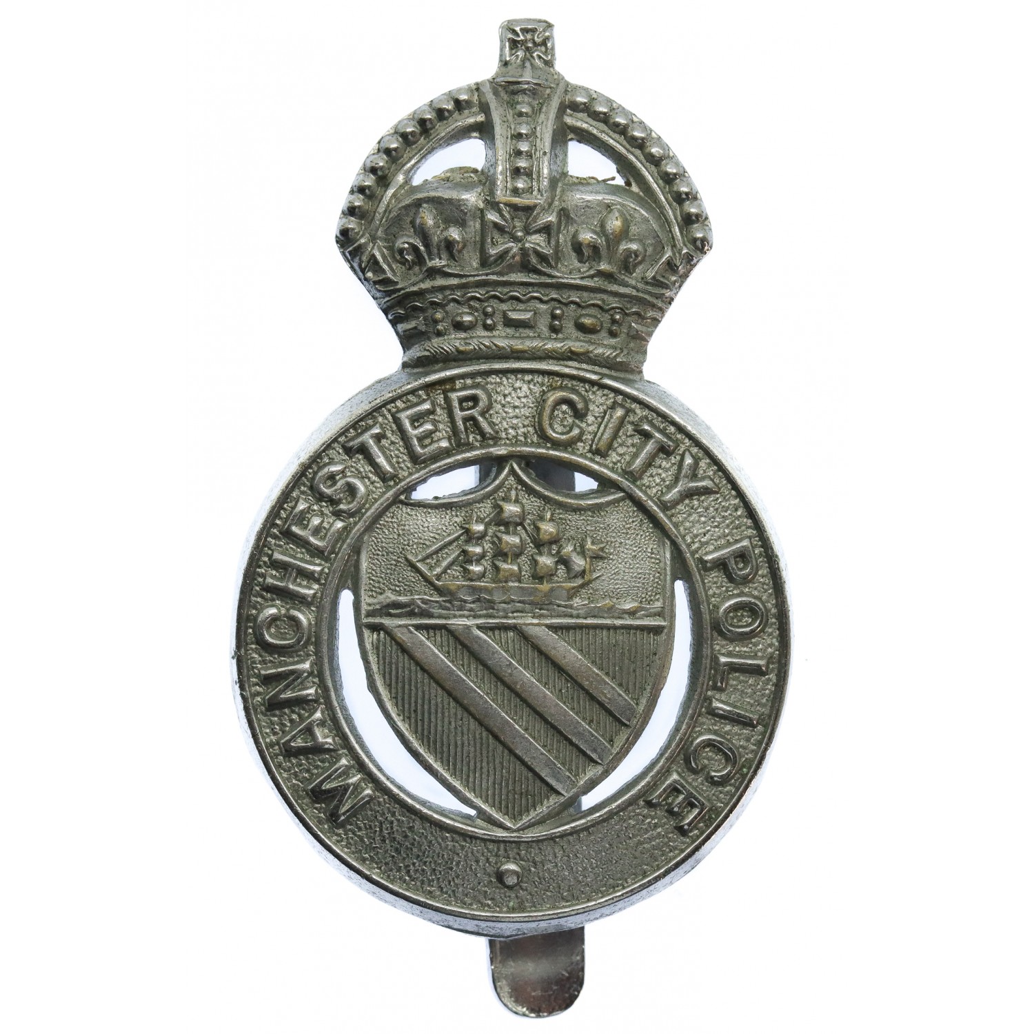 Manchester City Police Cap Badge - King's Crown