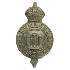 Northumberland Constabulary Kepi Badge - King's Crown