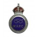 Staffordshire Constabulary Women's Auxiliary Police Corps (W.A.P.C.) Enamelled Lapel Badge - King's Crown