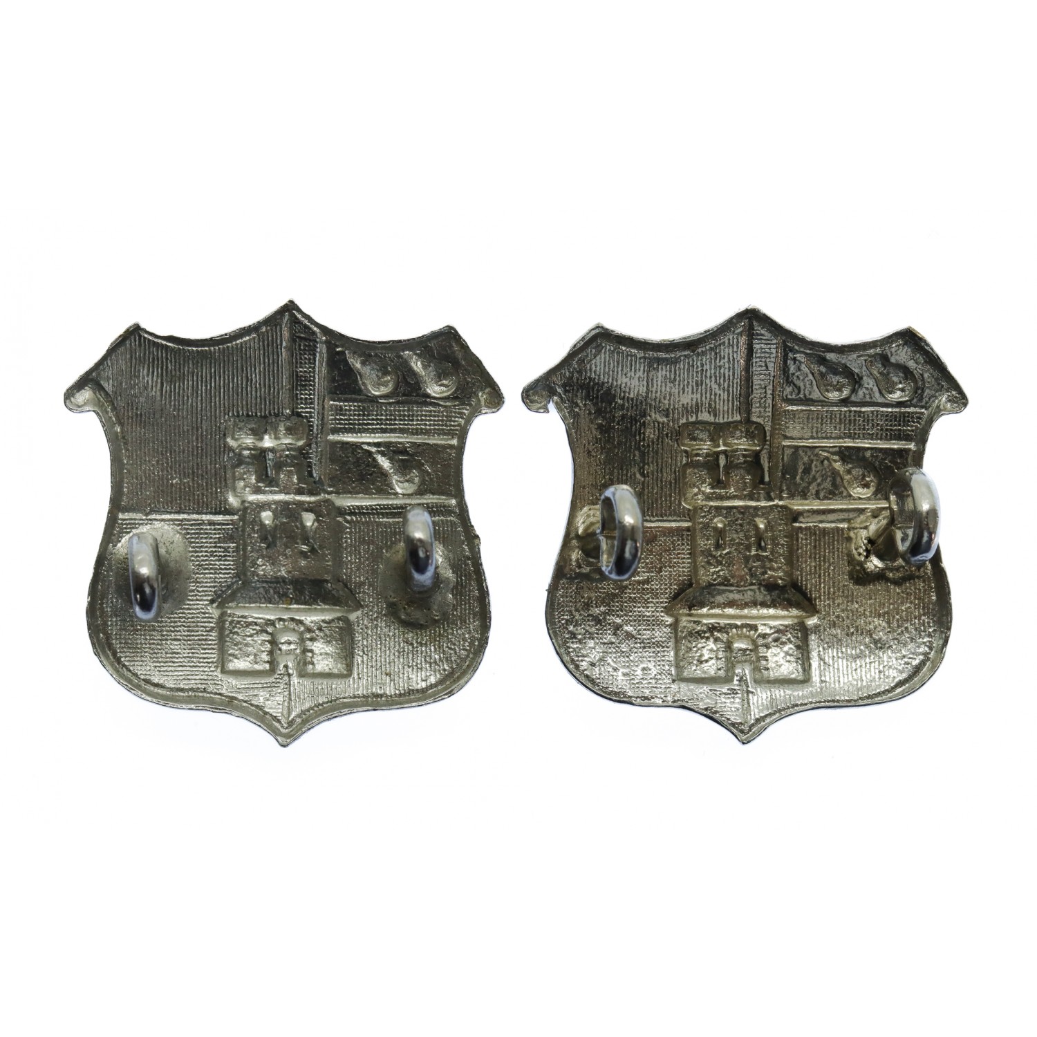 Pair of Worcester City Police Collar Badges