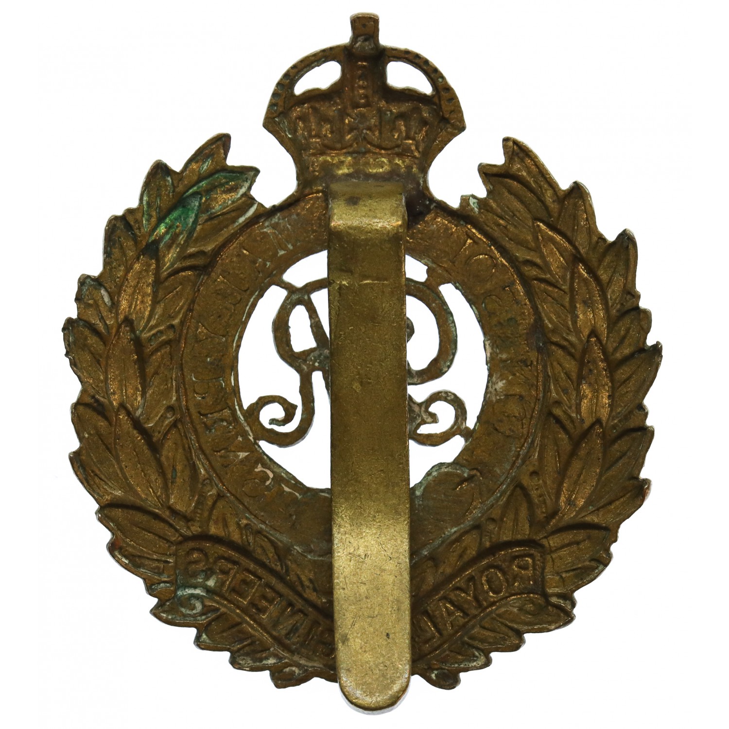 George V Royal Engineers Cap Badge