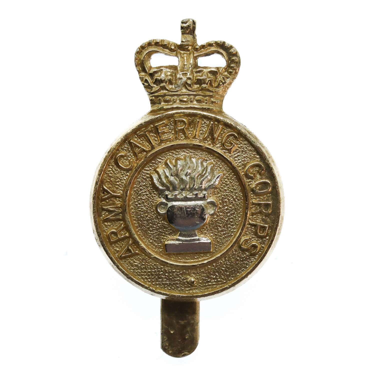 Army Catering Corps Anodised (Staybrite) Cap Badge (Pre1973)