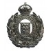 Lancashire Constabulary Chrome Wreath Helmet Plate - King's Crown