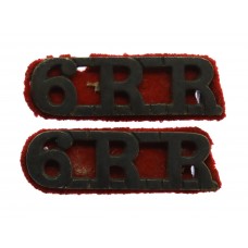 Pair of Indian Army 6th Rajputana Rifles (6RR) Shoulder Titles