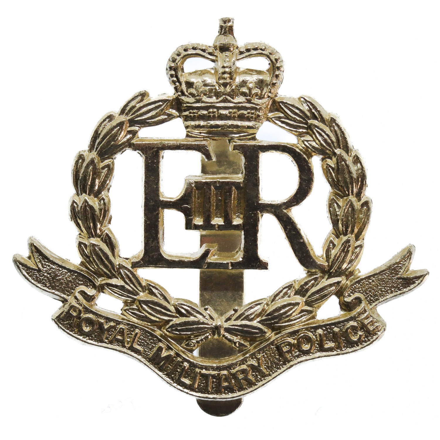 EIIR Royal Military Police Anodised (Staybrite) Cap Badge